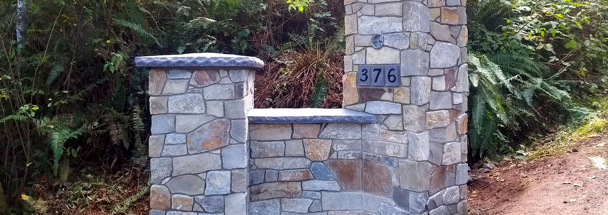 stone entry gate